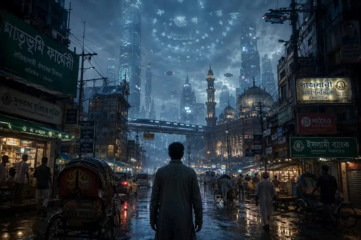 A cinematic teaser for a high-budget Bangladeshi science-fic